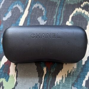 CHANEL Sunglasses Black Case